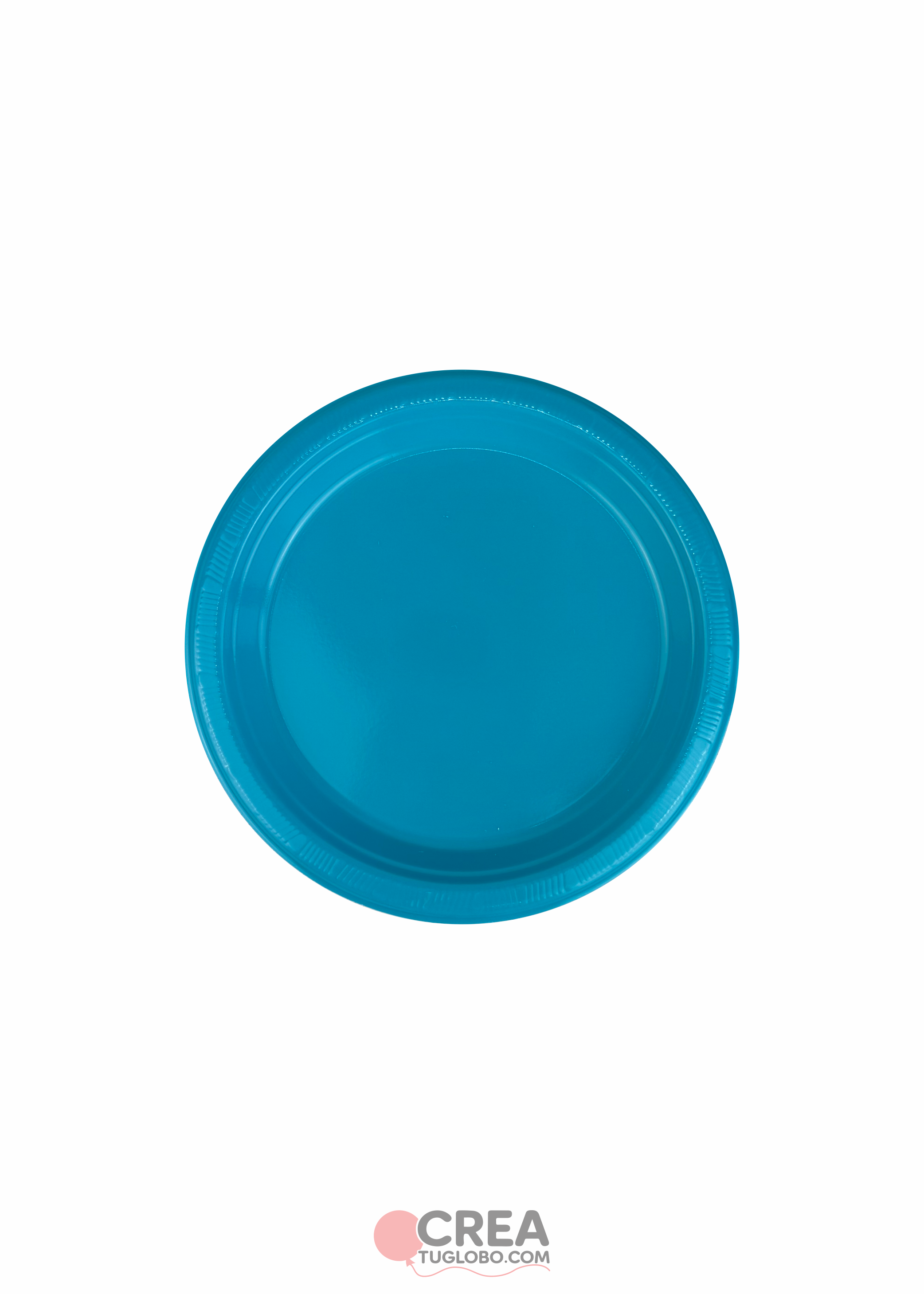 Plato redondo 7” turquesa