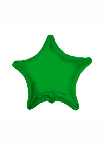 Estrella metálica verde