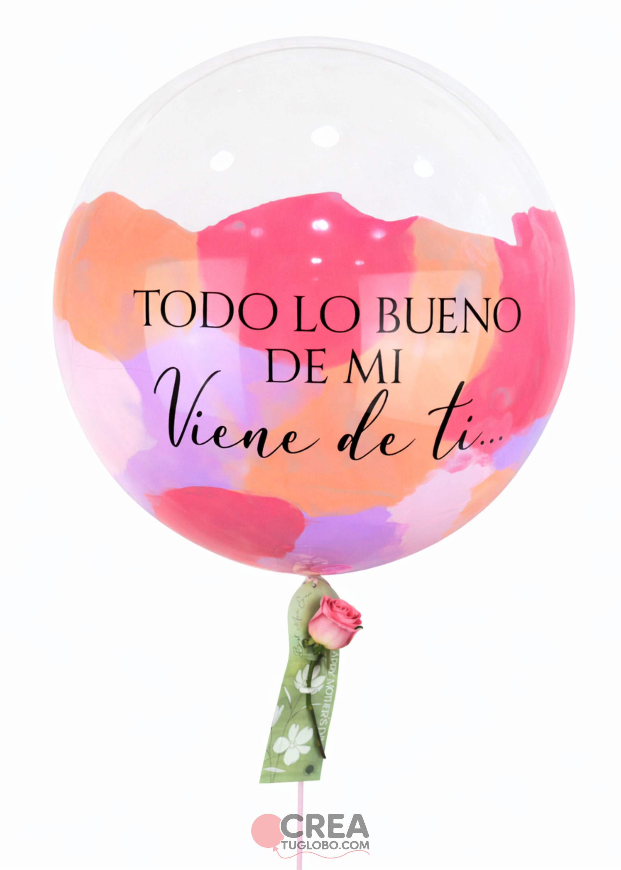 Bubble floral love