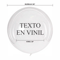 Vinil para globo de 36"