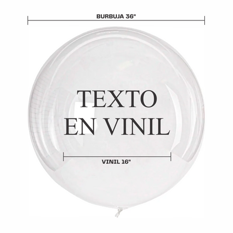 Vinil para globo de 36"