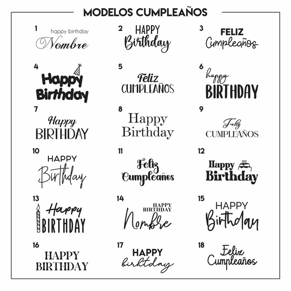 Vinil para globo de 24"