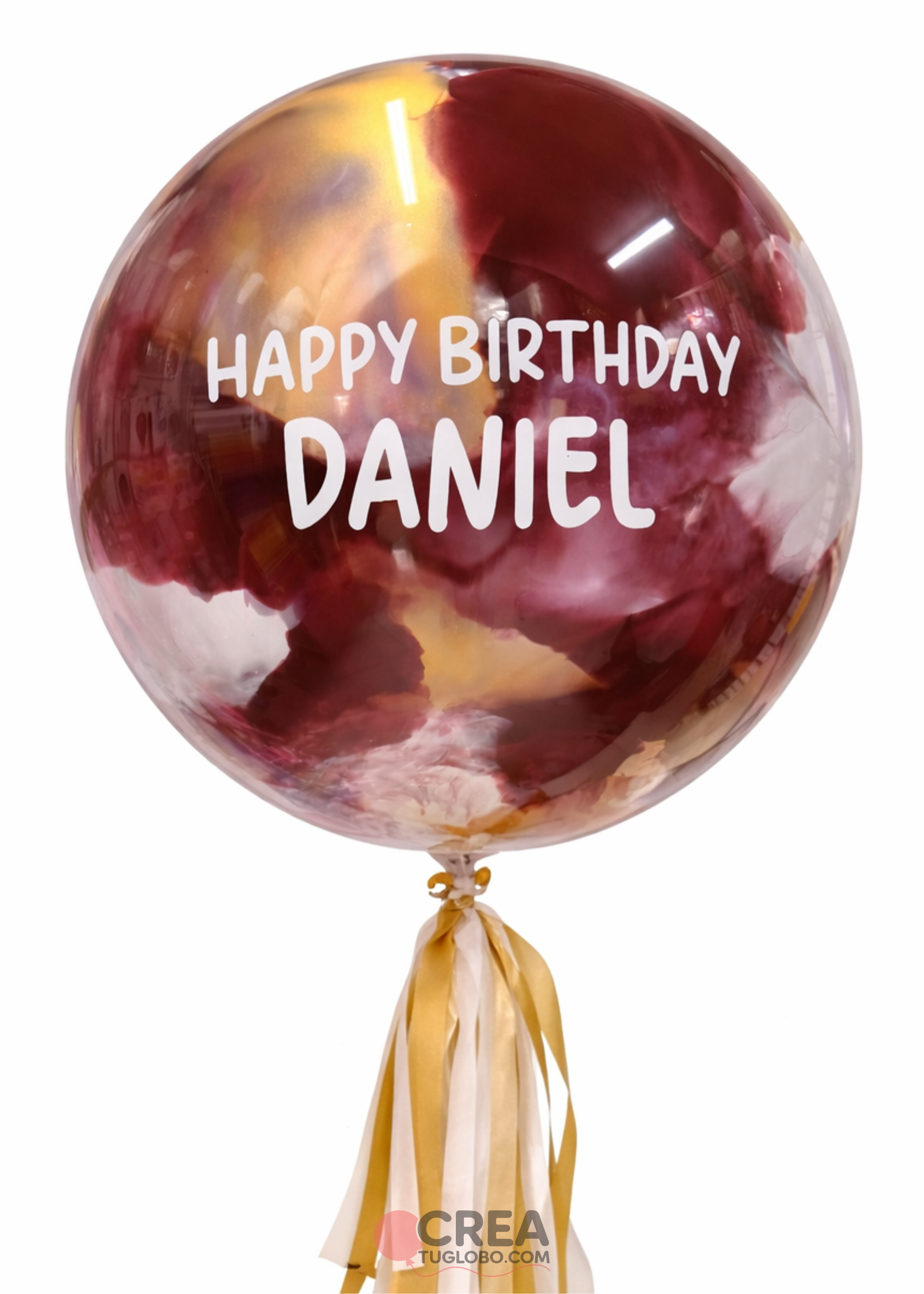 Bubble blanco, vino y dorado