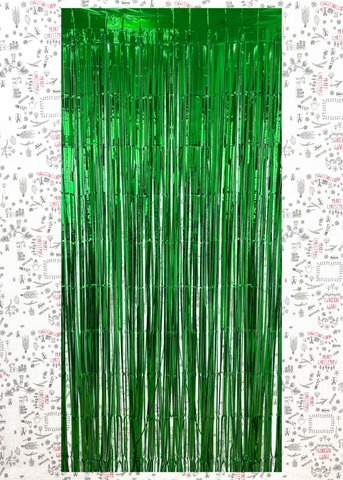 Cortina metalica en tira de 1m x 2m Verde