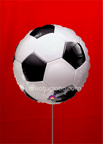 Globo metalico futbol soccer 18in