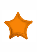 Estrella metálica naranja