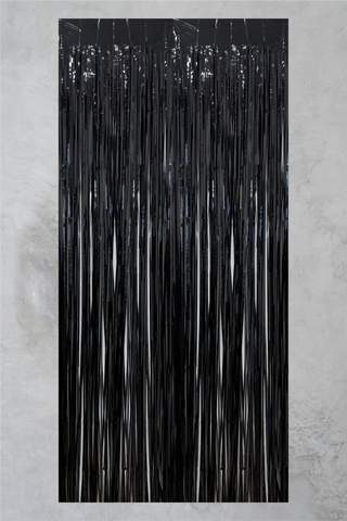 Cortina metalica en tira de 1m x 2m Negra