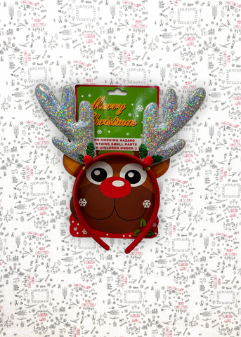 Diadema de reno plata