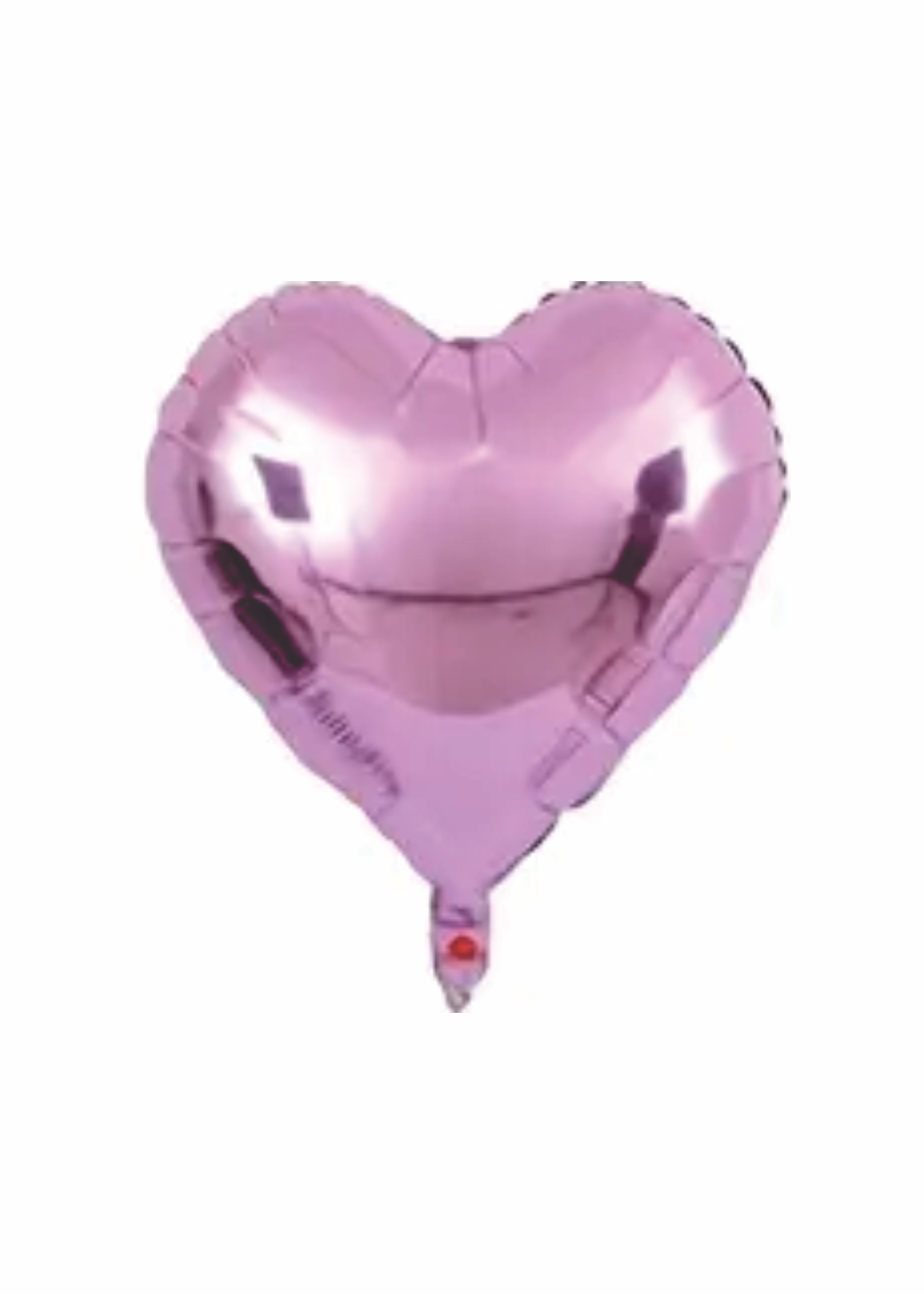Corazón metálico rose gold