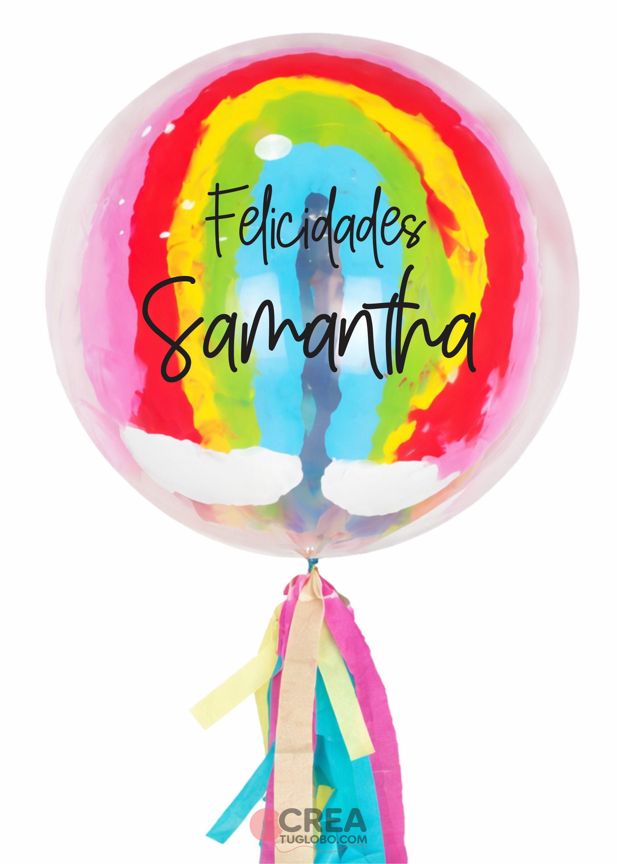 Rainbow bubble
