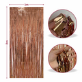 Cortina metalica en tira de 1m x 2m Rose Gold