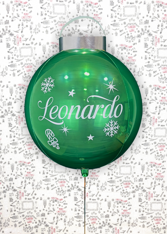 Globo de esfera verde