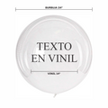 Vinil para globo de 24"