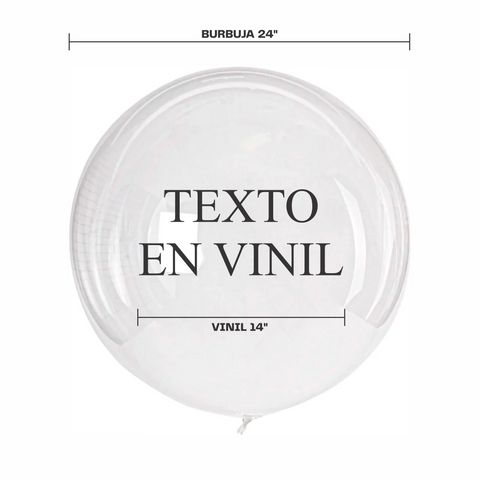 Vinil para globo de 24"