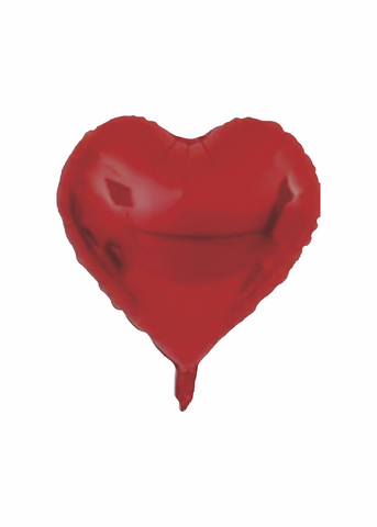 Corazón metálico vino