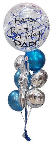 Arreglo manchate azul