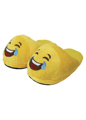 Pantuflas emoji risueño